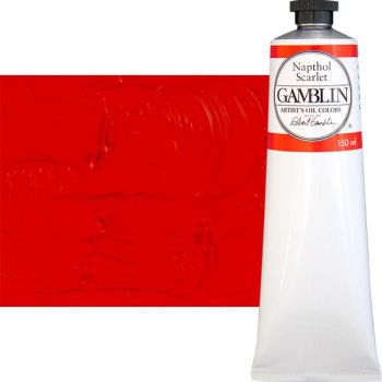 Gamblin Artist's Oil Color 150 ml Tube - Napthol Scarlet