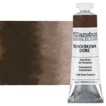 Williamsburg Handmade Oil Paint - French Brown Ochre, 37ml Tube