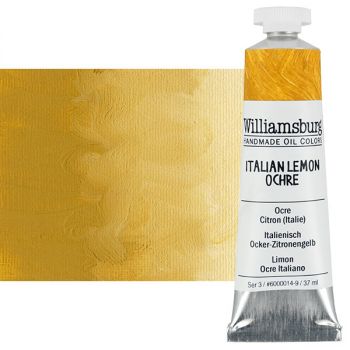 Williamsburg Handmade Oil Paint - Italian Lemon Ochre, 37ml Tube