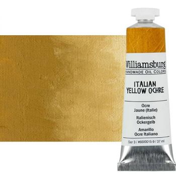 Williamsburg Handmade Oil Paint - Italian Yellow Ochre, 37ml Tube