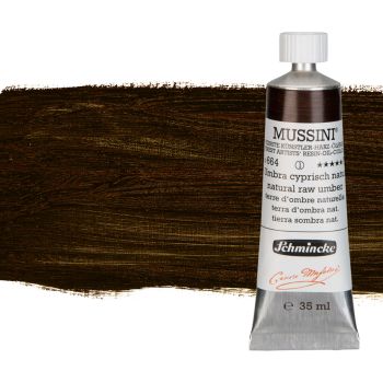Schmincke Mussini Oil Color 35ml Tube - Natural Raw Umber