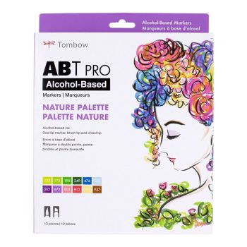 Tombow ABT PRO Marker Set Of 12 Nature Colors