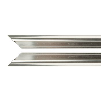 Basic Metal Sectional Frame Pair of 8" - Shiny Silver