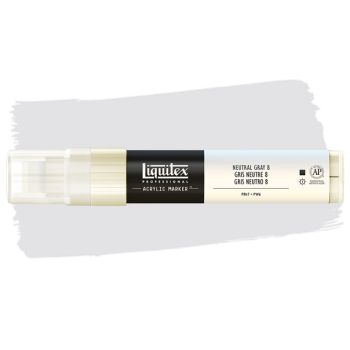Liquitex Professional Paint Marker Wide (15mm) - Neutral Gray 8
