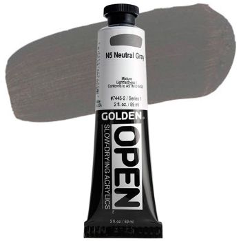 GOLDEN Open Acrylic Paints Neutral Grey 5 2 oz