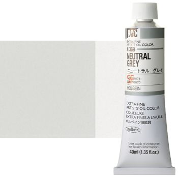 Holbein Extra-Fine Artists' Oil Color 40 ml Tube - Neutral Grey