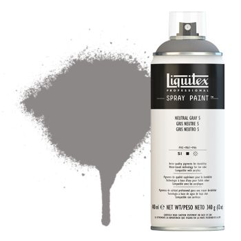 Liquitex Professional Spray Paint 400ml Can - Neutral Grey 5