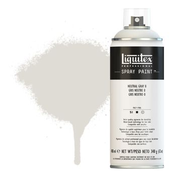 Liquitex Professional Spray Paint 400ml Can - Neutral Grey 8