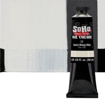 SoHo Artist Oil Color Neutral White-Mixing 50ml Tube