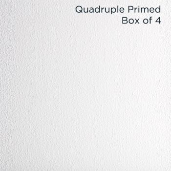 New York Central Quadruple-Primed Alumacomp Panel - Box of 4 - White - 10X20"