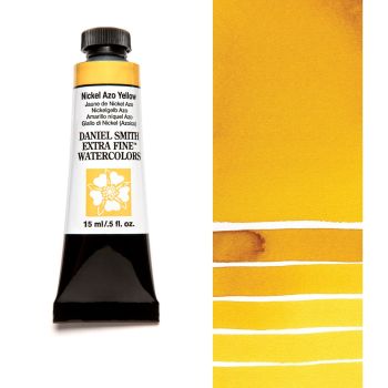 Daniel Smith Extra Fine Watercolors - Nickel Azo Yellow, 15 ml Tube