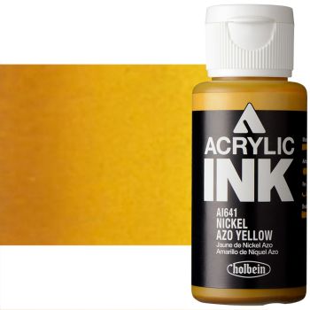 Holbein Acrylic Ink 30ml Nickel Azo Yellow