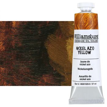 Williamsburg Handmade Oil Paint - Nickel Azo Yellow, 37ml Tube