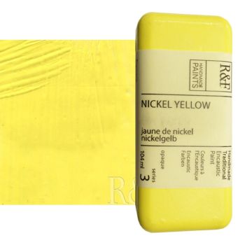 R&F Encaustic Paint 104 ml Nickel Yellow