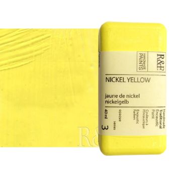 R&F Encaustic Paint 40 ml Nickel Yellow