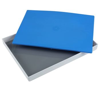 New York Central Grey Glass Palette 12"x16" + Masterson Sta-Wet Palette Seal