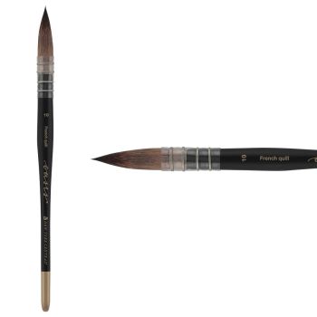 New York Central Oasis Synthetic Brush Short Handle, Size #10 French Quill