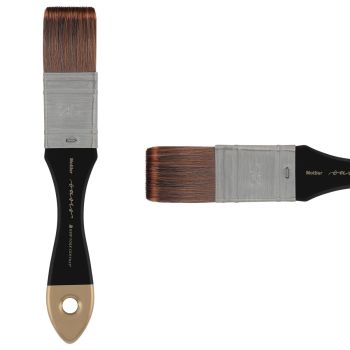New York Central Oasis Synthetic Brush Short Handle, 25mm Mottler