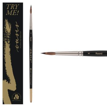 TRY ME! New York Central Oasis Synthetic Brush, Size #4 Round