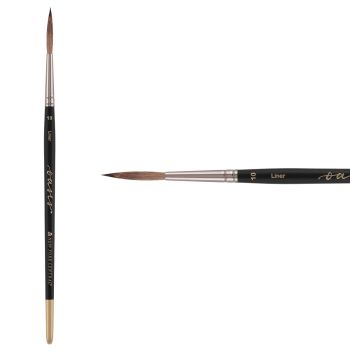 New York Central Oasis Synthetic Brush Short Handle, Size #10 Script Liner