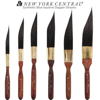 New York Central Synthetic Blue Squirrel Dagger Stripers