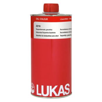 LUKAS Oil Painting Medium - Odorless Thinner 1 Liter Can