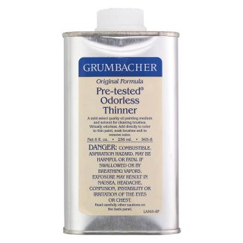 Grumbacher Pre-Tested Pre-Tested Odorless Thinner 8 oz Bottle