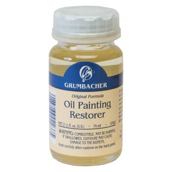 Grumbacher Pre-Tested Oil Painting Restorer 2.5 oz Bottle