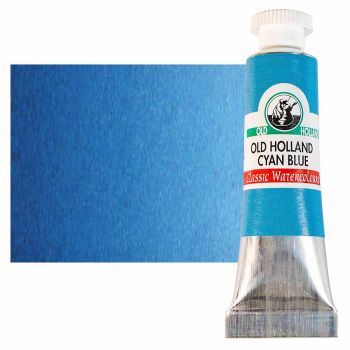 Old Holland Classic Watercolor 18ml - Old Holland Cyan Blue
