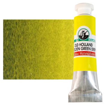 Old Holland Classic Watercolor 18ml - Old Holland Golden Green Deep