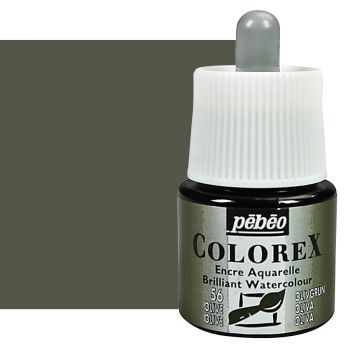 Pebeo Colorex Watercolor Ink Olive, 45ml