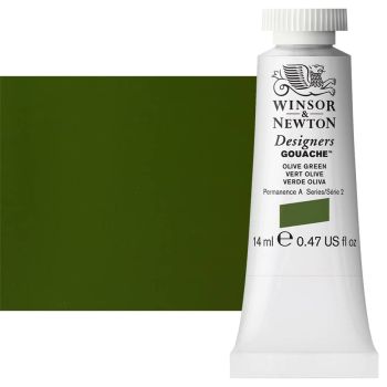Winsor & Newton Designers Gouache 14ml Tube - Olive Green