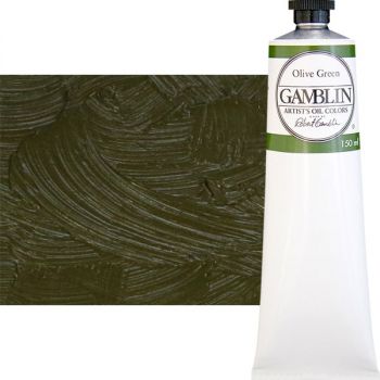 Gamblin Artist's Oil Color 150 ml Tube - Olive Green