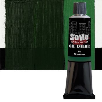 SoHo Artist Oil Color Olive Green 170ml Tube