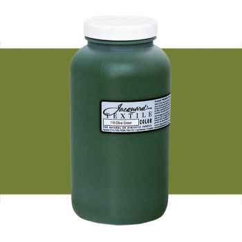 Jacquard Permanent Textile Color Quart Jar - Olive Green