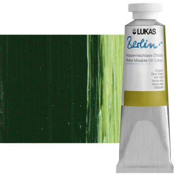 LUKAS Berlin Water Mixable Oil Olive Green 37 ml Tube