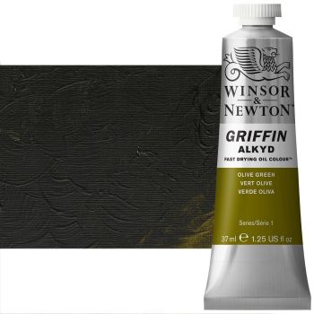Griffin Alkyd Fast-Drying Oil Color 37 ml Tube - Olive Green