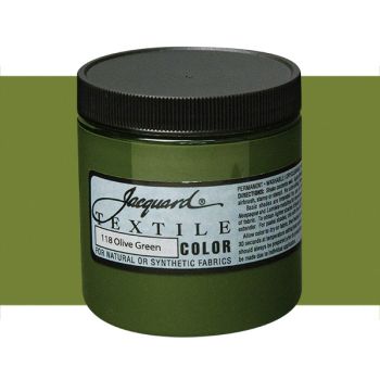 Jacquard Permanent Textile Color 8 oz. Jar - Olive Green