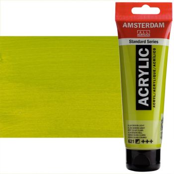 Amsterdam Standard Series Acrylic Paints - Olive Green Light, 120ml