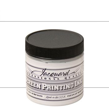 Jacquard Screen Printing Ink 4 oz Jar - Opaque White