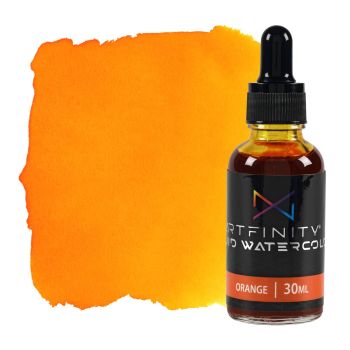 Artfinity Liquid Watercolor - Orange, 30ml Bottle