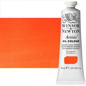 Winsor & Newton Artist Oil Color - Orange Laque Mineral, 37ml Tube