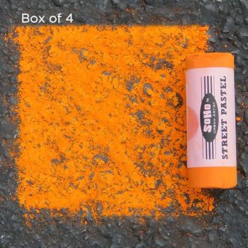 Box of 4 Soho Jumbo Street Pastels Orange