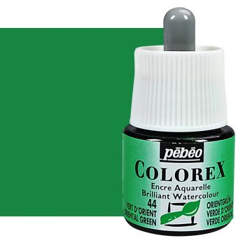 Pebeo Colorex Watercolor Ink Oriental Green, 45ml