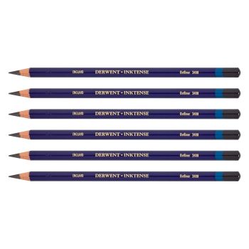 Derwent Inktense Pencil No. 2400 Outliner (Box of 6)