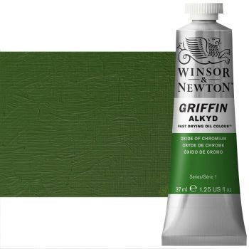 Griffin Alkyd Fast-Drying Oil Color 37 ml Tube - Oxide Of Chromium