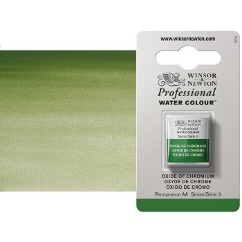 Winsor & Newton Professional Watercolor Half Pan - Oxide of Chromium