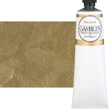 Gamblin Artist's Oil Color 150 ml Tube - Pale Gold