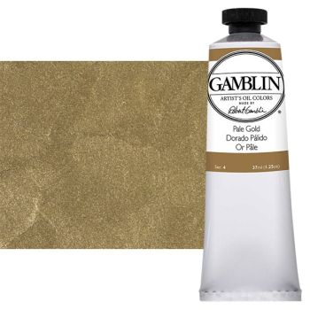 Gamblin Artist's Oil Color 37 ml Tube - Pale Gold