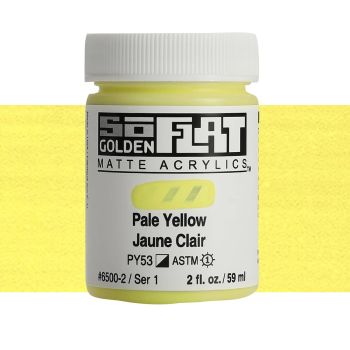 SoFlat Matte Acrylic 2 oz Pale Yellow